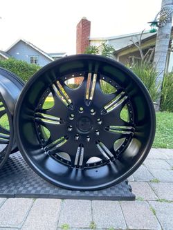 8 Lug Nut Rims/ Rines De 8 birlos (8x6.5) Size: 25”