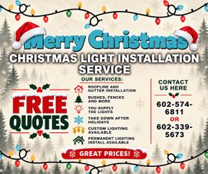 Christmas light install!