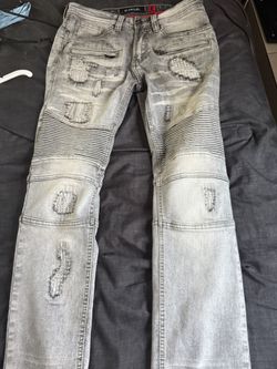 grey makobi jeans