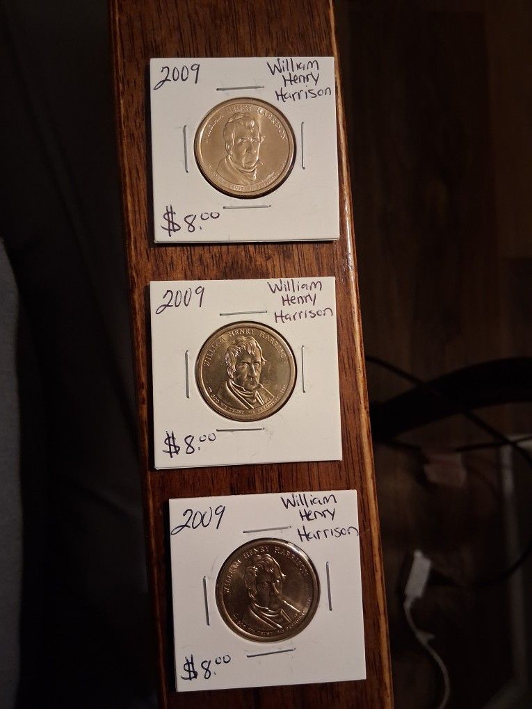 2009 Willaim Henry Hamilton 3 1 Dollars Each $8 Dollars Firm