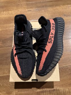 Adidas Yeezy Boost Core Red Size 8 & 8.5 *Mismatched* 