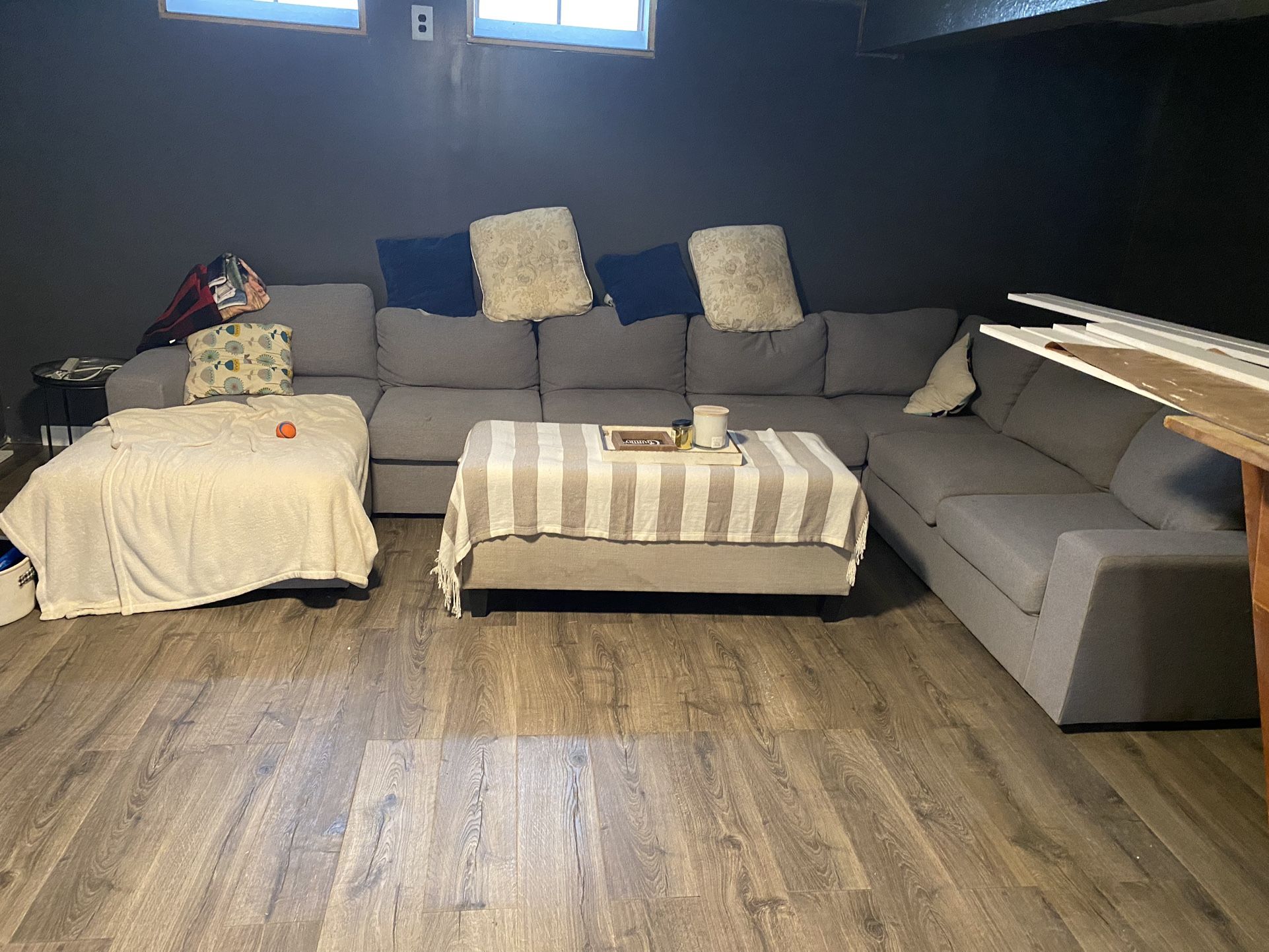 Grey Sectional Couch