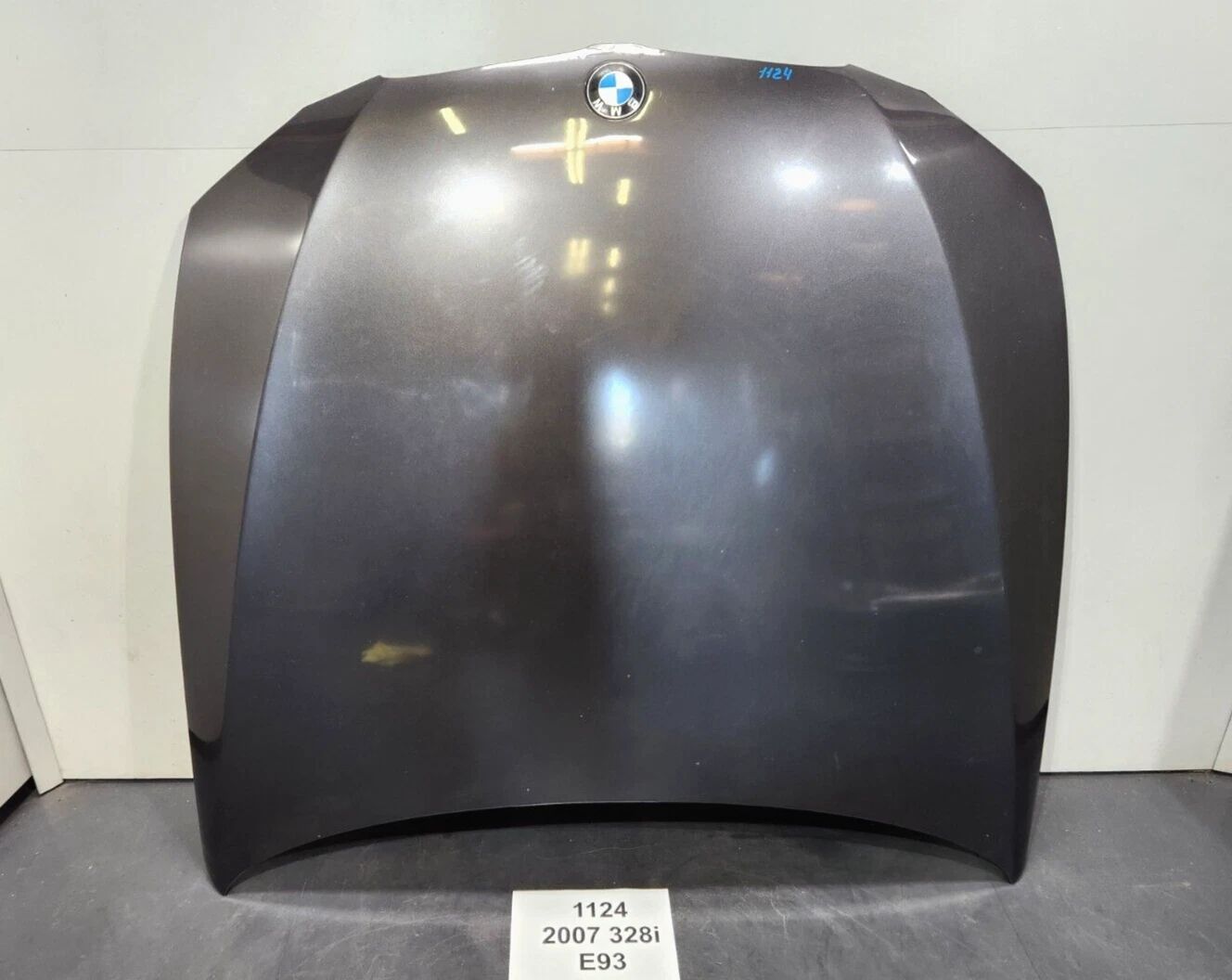 2007-10 BMW E92 E93 Pre-LCI Hood 328 335 Sparkling Graphite Metallic A22