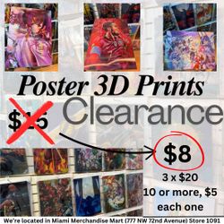 Poster 3D Prints 