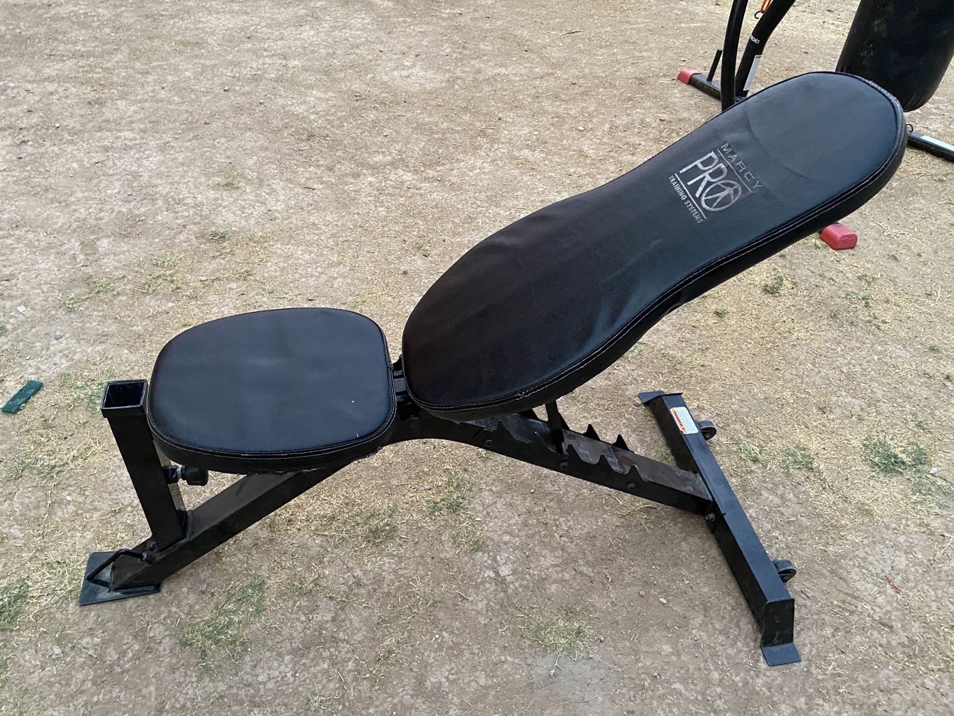Marcy Pro 6 Position Adjustable Weight Bench w/ Preacher Curl