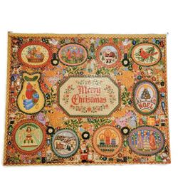 Vintage Springbok 1500 Piece A Merry Old Christmas Hallmark Jigsaw Puzzle 33"x26. 