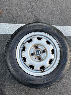 Douglas Xtra-Trac II 175/70R13 Tire on Honda Steel Wheel