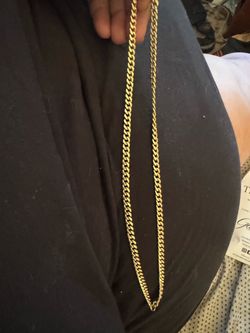 10k 20 gram Cuban link solid yellow gold 24 inches