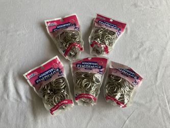 Silver Finish Assorted Findings