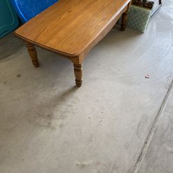 Solid Wood Oak Coffee Table 