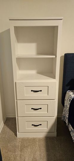 White Oak Shaker Style Side Cabinets (2)