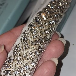 Rhinestone Sash Belt