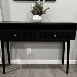 Fluted Console Table