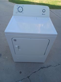 Amana gas  Dryer White Front Load