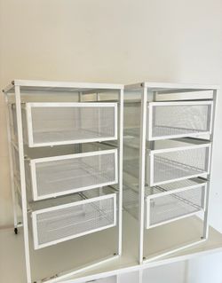 TWO IKEA LENNART Drawer Units
