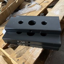 Lot Of 5- 11 Pound Cast Iron Weight Plates For Cable Workout Machine 55lbs Total