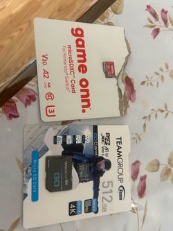 Team group 512gb & Nintendo switch 128 gb bundle