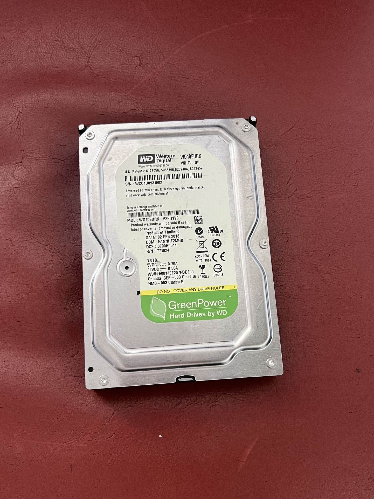 1 TB HDs (Many in stock)