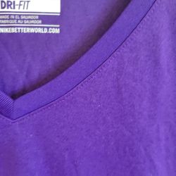 Nike Ladies V neck Athletic Dri-fit