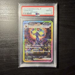 2024 POKEMON SV8a JP UMBREON ex #217 PSA GEM MT 10