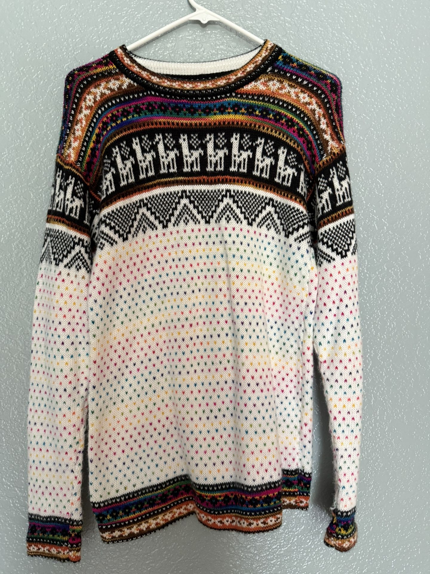 New Peruvian Sweater Size M