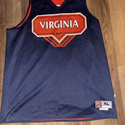 Vtg Nike Virginia Warm Up Jersey XL