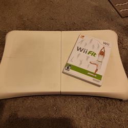 Wii Balance Board And Fitness Game