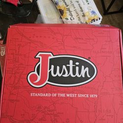 Men's square Steal Toe  Justin boots Sz 11