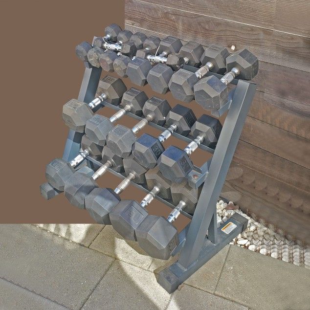 5lbs to 50lbs Dumbbell With Rack