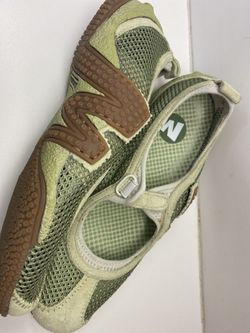 Merrell Relay Tour GreenWomens Sz7 MaryJane Walking Sport Sandals Suede VGC