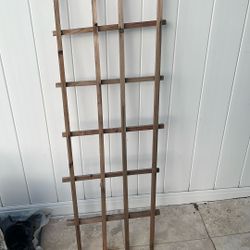 Natural Wood Trellis