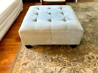 Square upholstered ottoman 35x35x17 - $25 obo