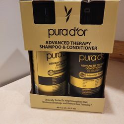 Pura d'or Advanced Therapy Shampoo & Conditioner