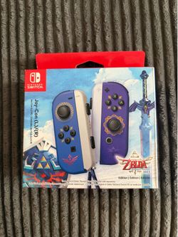 NEW Nintendo Switch Joy-con The Legend of Zelda Skyward Sword Edition