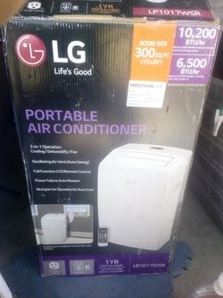 Cool off quick. $120 obo  LG portable air conditioning unit 10200 BTU meant for a 15 ft by 20 ft