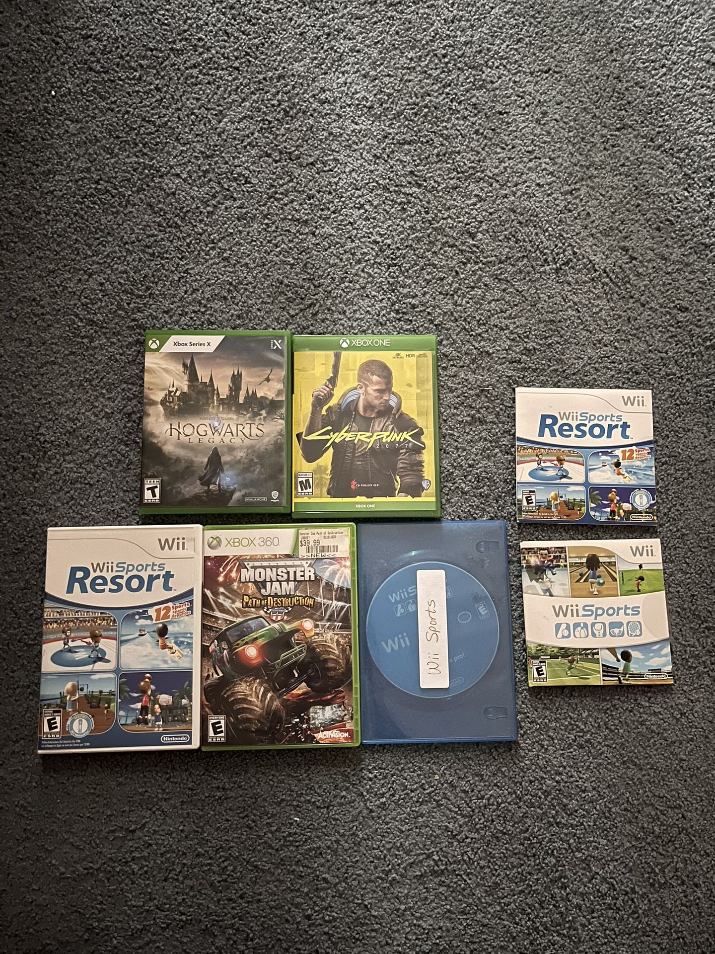 Video Game Lot - Xbox and Wii Games - Make an offer for the lot or an individual game
