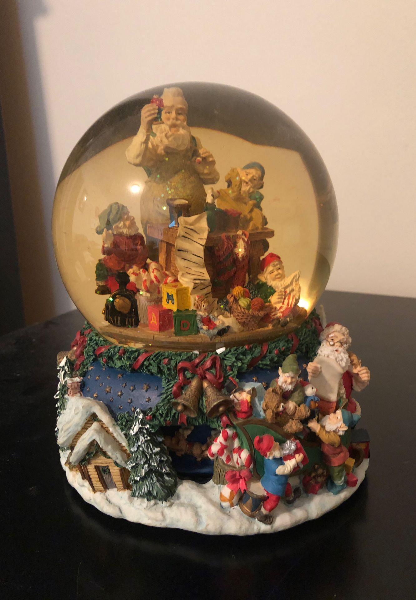 Christmas snow globe