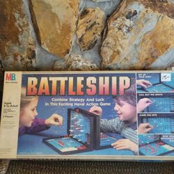 Battleship Game Milton Bradley 1984 Vintage 4730 Age 8+ 2 Players Complete