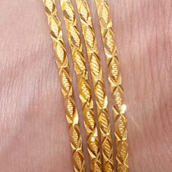 Gold Plated Bangles 