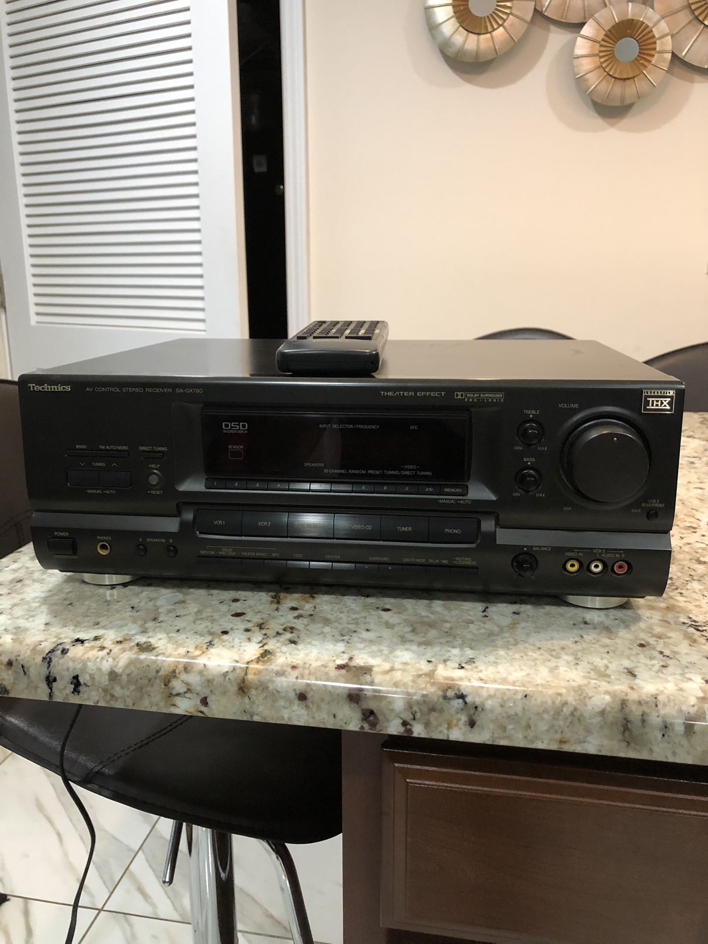 Technics Stereo Receiver - Mint Condition