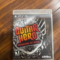 Guitar Hero: Warriors of Rock Sony PlayStation 3 PS3