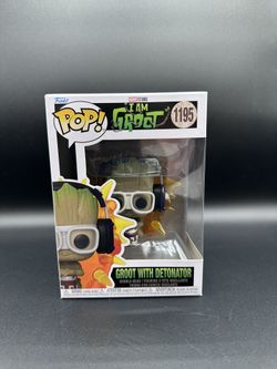 Funko Pop Groot With Detonator #1195 W/ Protective Case