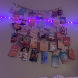 You get a hanger thing for your photos and photos come with it only for $11