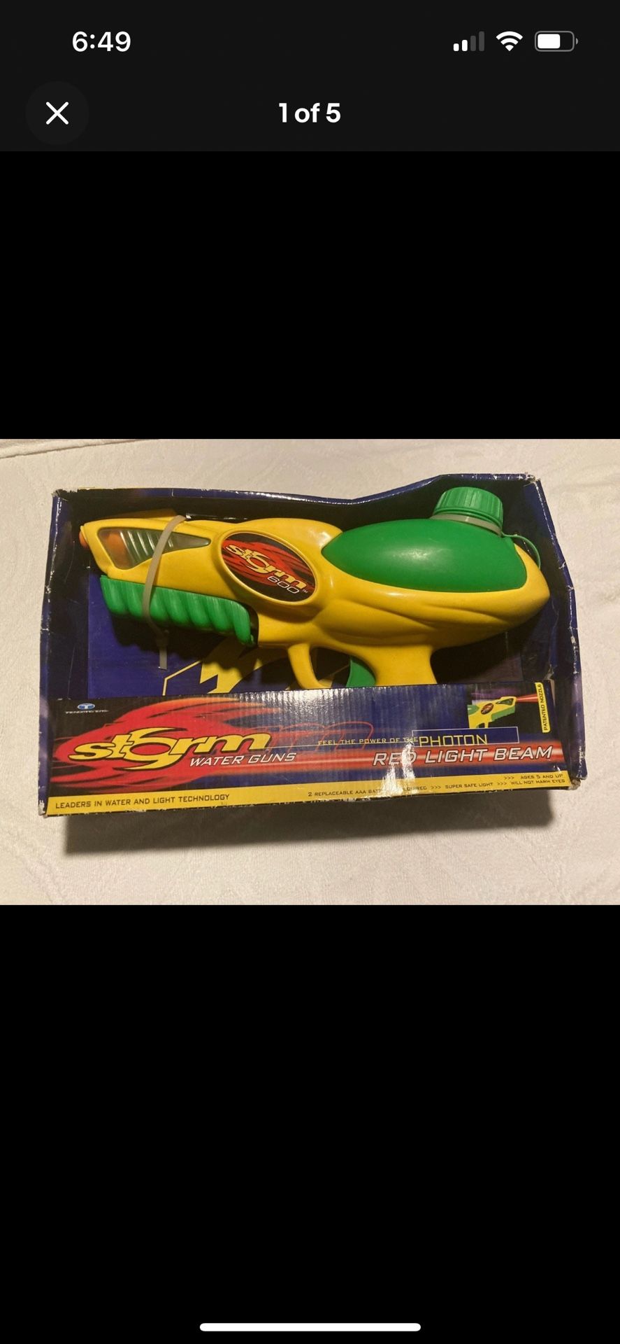 Vintage Water In The Box 