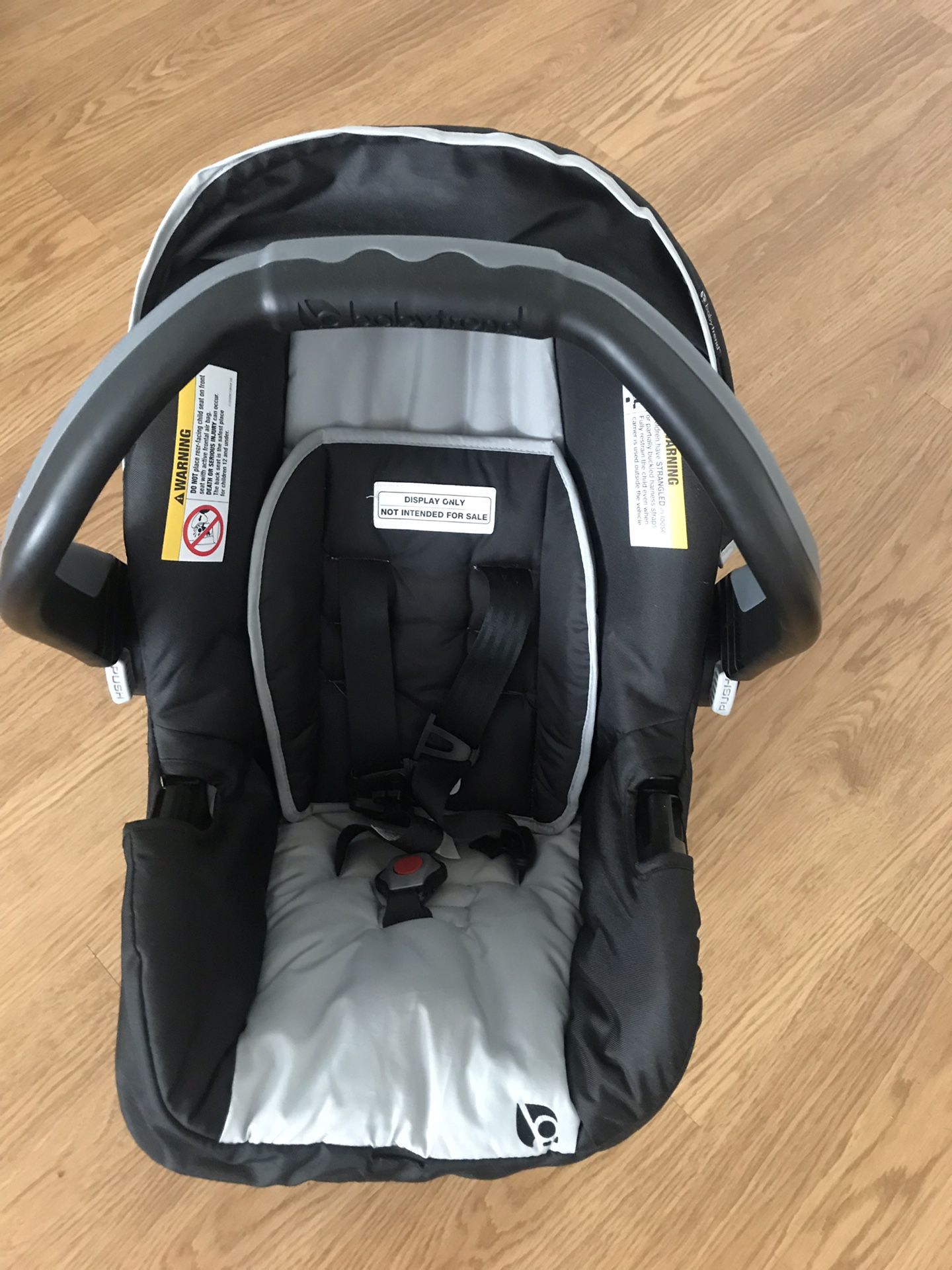 Baby car seat with the base