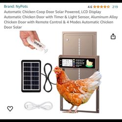 New In Box,automatic Chicken Coop Door 