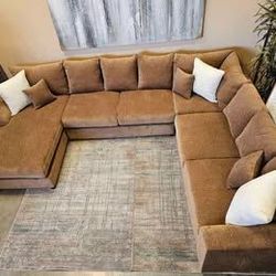 4 Pc Custom Made Sectional with chaise **Proudly Made in USA