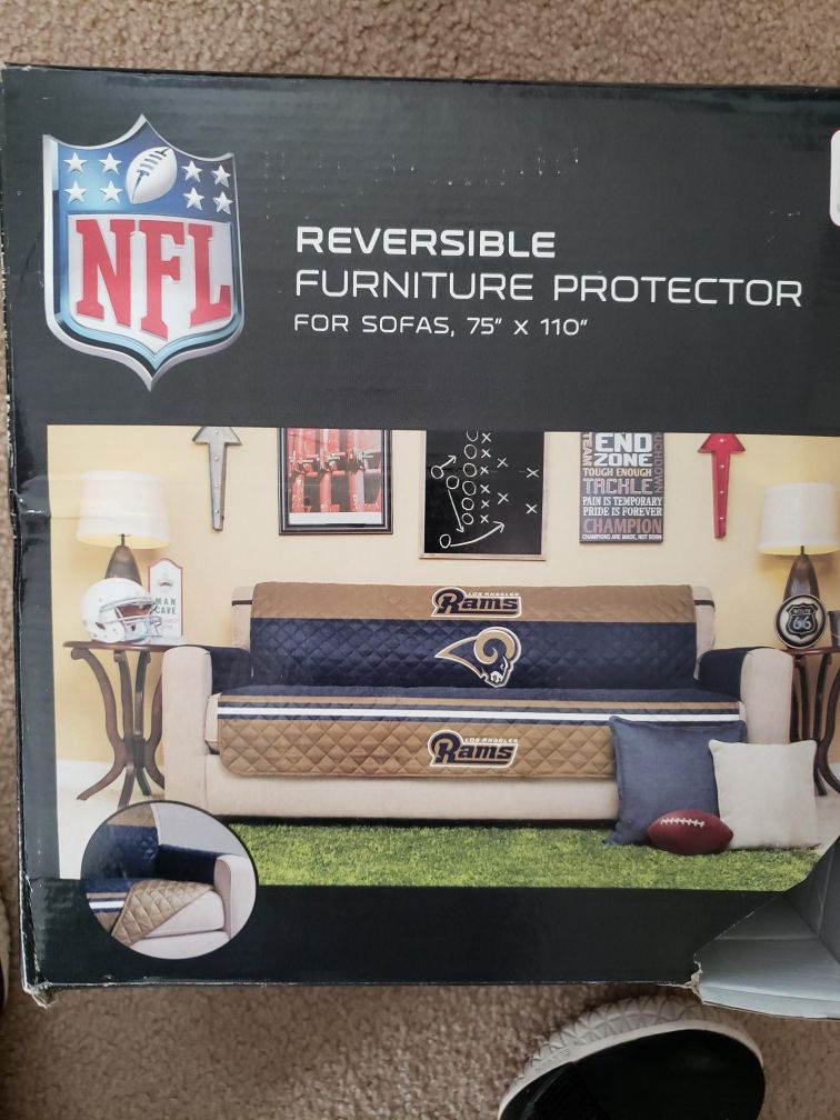 Rams couch cover