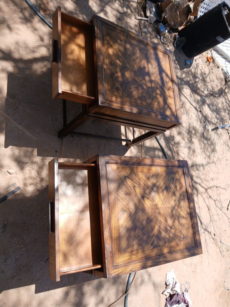 Solid Wood End Tables