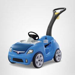 Step2 Whisper Ride II Buggy Kids Push Car, Ride On Toy, Stroller Substitute, Includes Seat Belt & Horn, Made of Durable Plastic, Max Weight 50 lbs., F